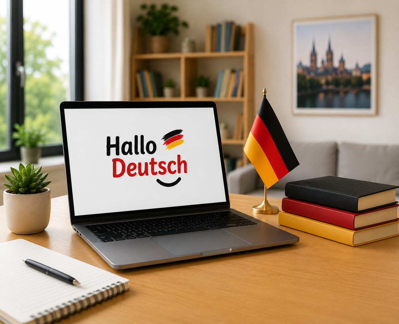 Hallo Deutsch — online German classes setup